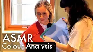 ASMR Personal Colour Analysis with Natasha and a subscriber! (Unintentional ASMR,Real person ASMR)🎨