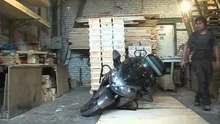 Crash test дуг на Kawasaki GTR 1400 ч.1
