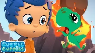 Gil Rescues A BABY Dinosaur! 🦖 | Full Scene | Bubble Guppies