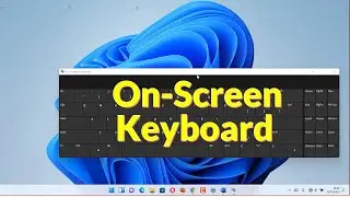 Windows 11: Enable/Disable Onscreen Keyboard