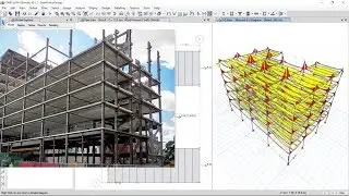 CSI ETABS - 16 - Design of Steel frame building | part 1/3