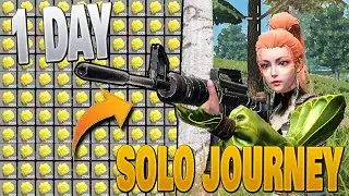 1 DAY SOLO JOURNEY WIPING EVERYONE USING ONLY 200K SULFUR LAST ISLAND OF SURVIVAL