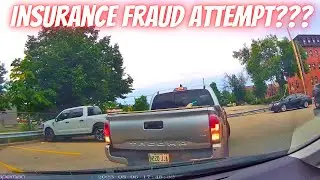 Insurance fraud attempt??? --- Bad drivers & Driving fails -learn how to drive #1200