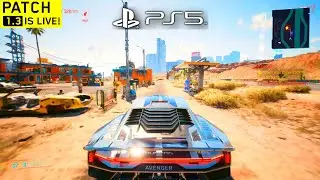 CYBERPUNK 2077 PATCH 1.3 UPDATE - PS5 Gameplay Performance & Graphics (Free Roam Night City) #21