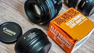 UNBOXING Обзор адаптера FOTGA для Sony NEX-5R