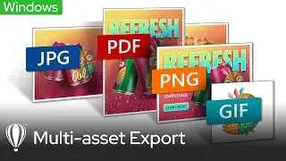 Multi-Asset Export | CorelDRAW for Windows