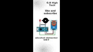 How to make a alcohol detector system with nano Arduino.