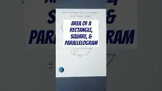 How to Find the Area of a Rectangle, Square, & Parallelogram | Area = base x height