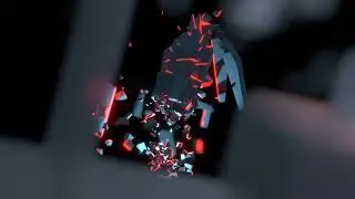3D Visual for "Into Pieces" - Subtronics (Wooli x Grabbitz) #visualeffects #edm #rave #3dvisuals WIP