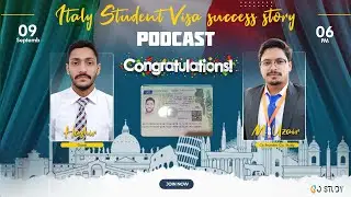 ITALY STUDENT VISA SUCCESS STORY | with @UzairOrtega