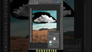 Add cloud  - Photoshop Tutorial #shorts #photoshop #photoshoptricks