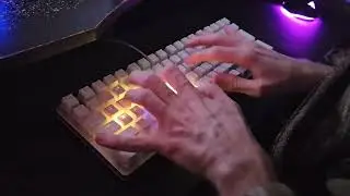 Testing custom mechanical keyboard. (parts in description)
