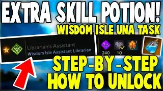 *NEW* Wisdom Isle Skill Point Potion Guide | Librarian's Assistant Una's Task | Infinite Darkness