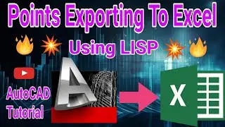 How To Export AutoCAD Point to Excel Automatically