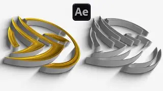 3D Logo/Text Animation Tutorial | After Effects | No Plugins