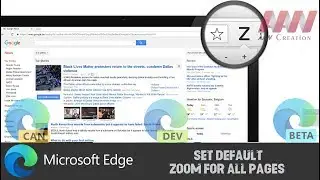 How to Set Default Zoom for All Pages in Microsoft Edge Chromium