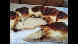 Пирог "Ватрушка" ТВОРОЖНЫЙ Тесто воздушное как ПУХ