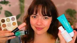 ASMR My Everyday Makeup and Skincare 🌞🫧🪴 (update, whispers, random personal attention)