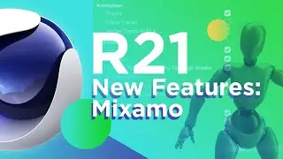 Mixamo Character Animation in Cinema 4D: Enhanced with R21