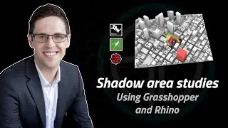 Shadow area studies using Rhino, Ladybug and Grasshopper!