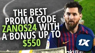 1XBET PROMO CODE . BIG BONUS UP TO 520$ FOR REGISTRATION. WORKING 1XBET PROMO CODE - ZANOS24