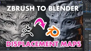 ZBrush to Blender 2.8 Displacement Maps - Ultimate Guide