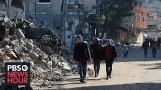 Palestinians flee refugee camp in central Gaza as Israel expands ground offensive there