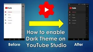 How to enable Dark Theme on YouTube Studio Android App (2020)