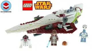 LEGO Star Wars 75333 Obi Wan Kenobi's Jedi Starfighter Speed Build