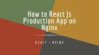 React JS Production App on Nginx