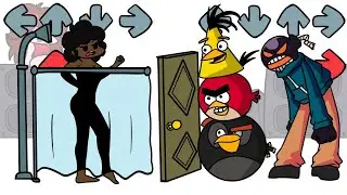 FNF Spooky Battle with Angry Birds Characters | Friday Night Funkin' Animation
