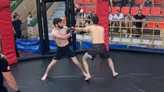 EFC 8 - Раджаб Рахмонов vs Рамазан Чаринов / профессиональный турнир по ММА в городе Гагарин