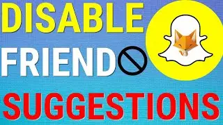 How To Turn Off Snapchat Friend Suggestion Notifications