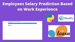 Salary Prediction using Machine Learning  Web App | Based On work Experience | Free Projects