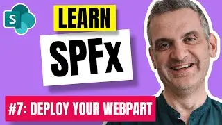 Custom Icon, Bundle, Package, Deploy! | SharePoint Framework for Beginners (SPFx) 2021 E07