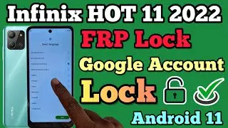 Infinix Hot 11 2022 || FRP Bypass || Android 11 || Google Account Unlock || Without Pc || New Trick.