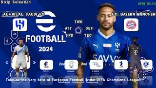 eFootball PES 2024 PPSSPP Font Small New Kits & Full Latest Transfers 23/2024 Camera PS5 Real Faces