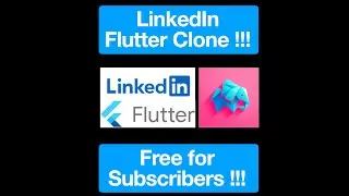 Flutter LinkedIn Clone!!! No code and AI. Subscribers get free access!!!