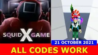 *ALL CODES WORK* [GLASS MAKER!] Squid Game X ROBLOX | 21 OCTOBER 2021