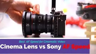 Sony A6600 AF Speed vs Cinema Lens for Cinematic Sequences