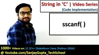 C programming | How to Use sscanf( ) function in programming in C | by Sanjay Gupta