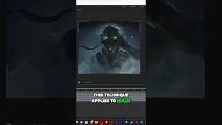 Animate Hair In After Effect in 30seconds #tutorial #aftereffects #edit