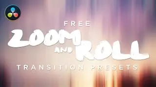 [New In 2022 : Saving And Using Power Bins] Free Zoom & Roll Transitions - DaVinci Resolve 17