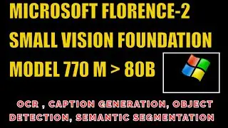 🔥🔥 Microsoft Florence-2 Small Powerful Vision Foundation Model OCR, Caption, Object Detection 770 M