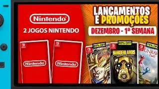 PREPARE-SE: DOIS JOGOS DA NINTENDO LANÇAM ESSA SEMANA | Lançamentos e Promoções | 1ª Semana Dezembro