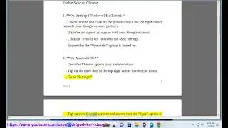 Sync and Access Open Chrome Tabs Across Devices