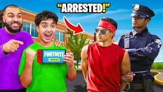 Little Brothers School Bully Gets Arrested.. (FORTNITE!)