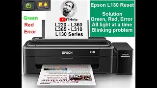 Epson L130 Color Printer Solution I Epson Error Light Blinking I Color Printing Problem I Epson L130