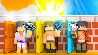 NÃO ESCOLHA A PORTA ERRADA DAS FUSÕES de FRUTAS 𝗡𝗢 MINECRAFT BEDROCK EDITION !!