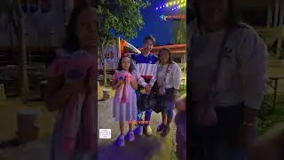 รถน้องนุ่นน้องนุมาถึงงานแล้ว ลิเกศรรักเพชรวิเชียร วัดมาบมะค่า จ.นครราชสีมา
